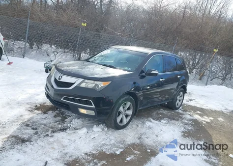 2010 Acura Mdx Technology Package from USA, damaged, VIN 2HNYD2H68AH510728